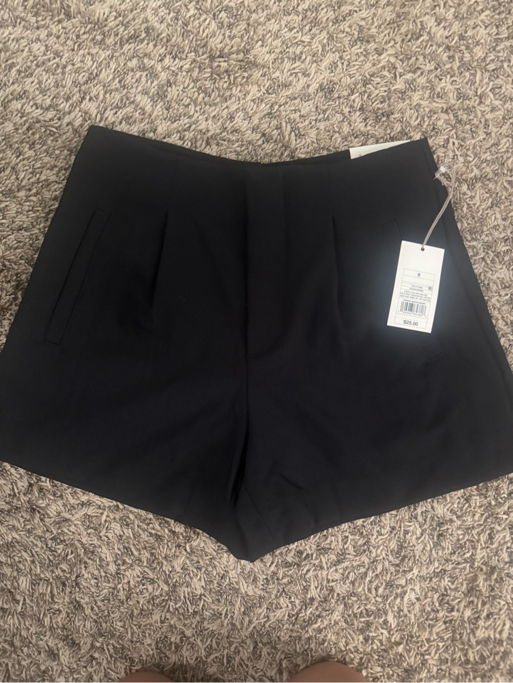 a new day Black Stretch Tailored Shorts